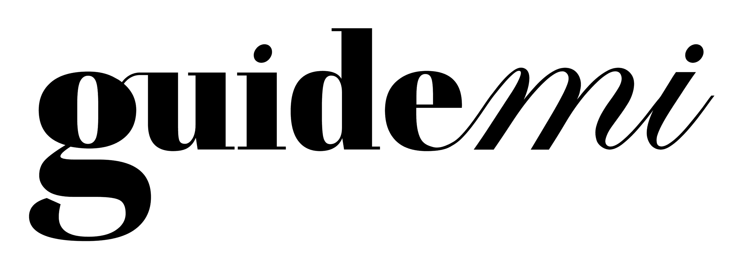 Logo GuideMi preto
