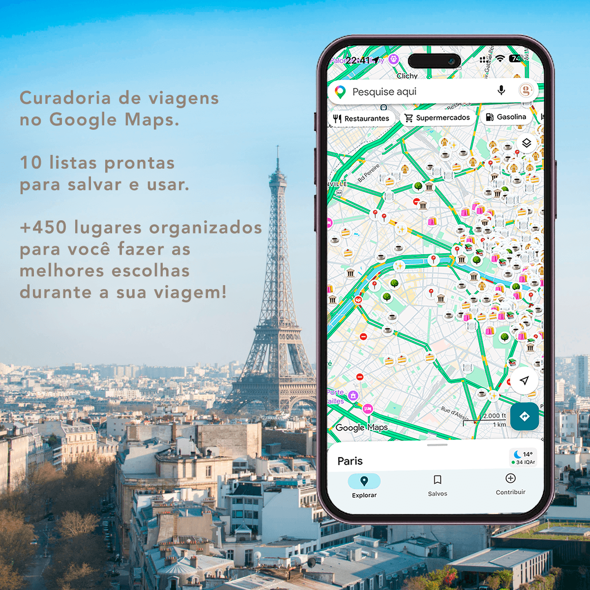 Mapa Paris - Imagem 2
